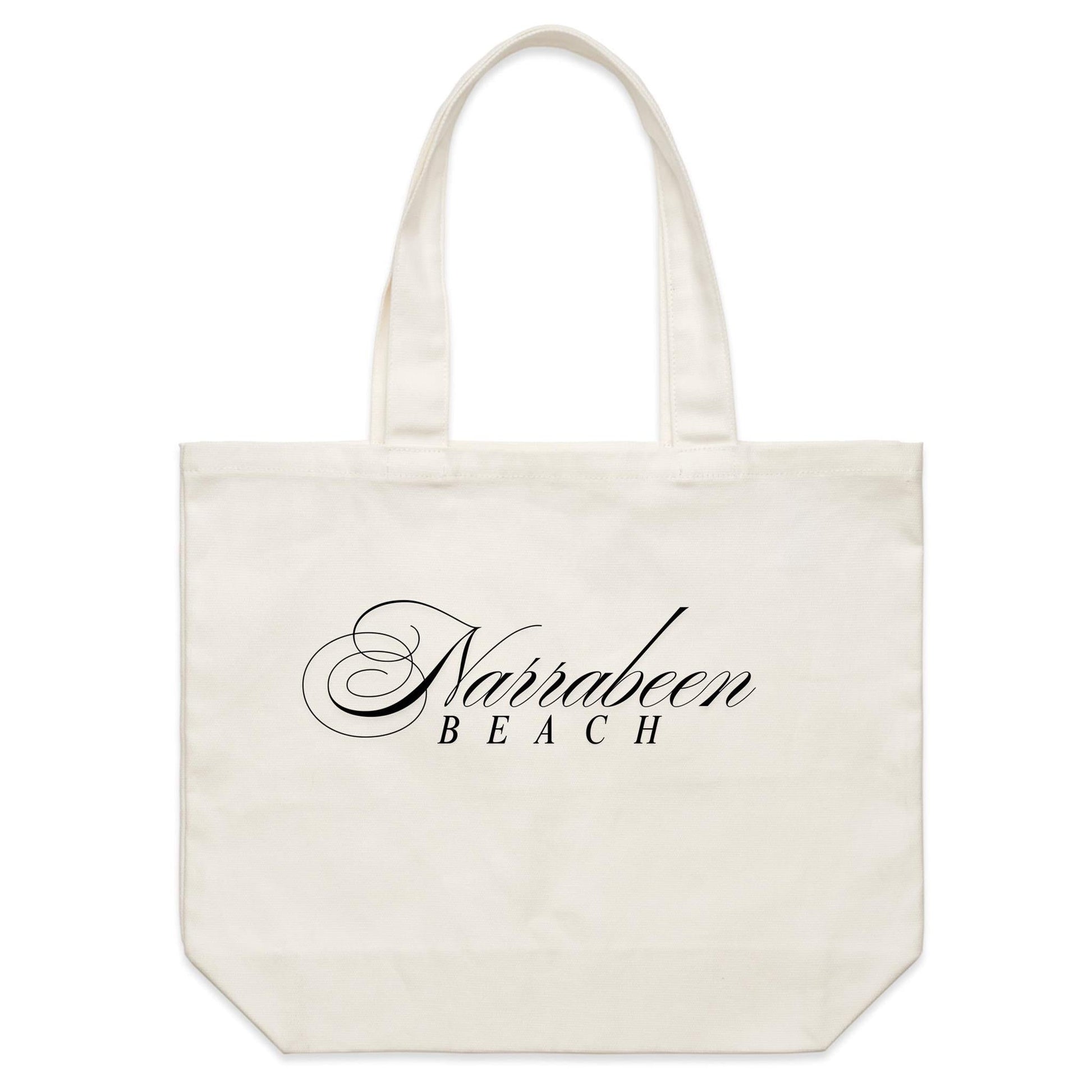 AS Colour - Shoulder Canvas Tote Bag Narrabeen Beach custom logo 