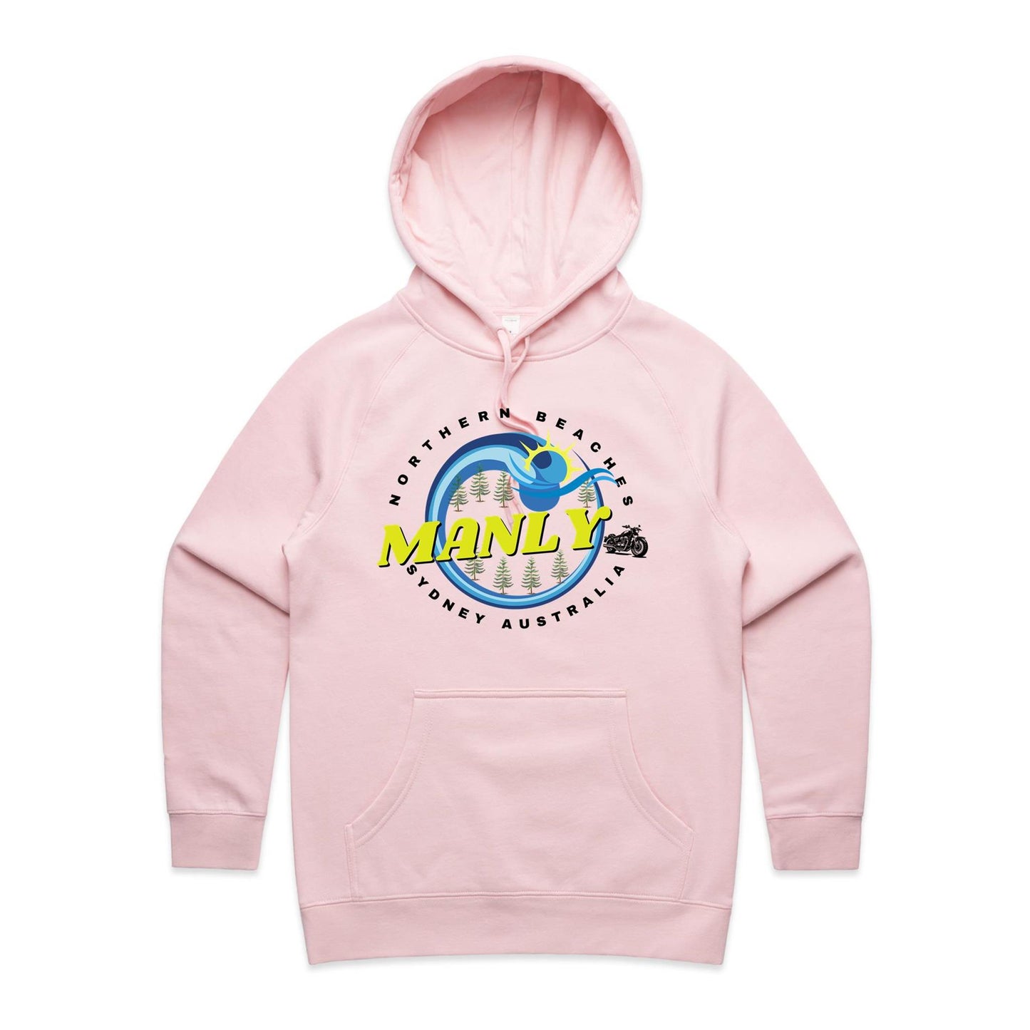 Lost Manly custom logo The Manly Barry AS Colour - Women's Supply Hood - Lost Manly Shop
