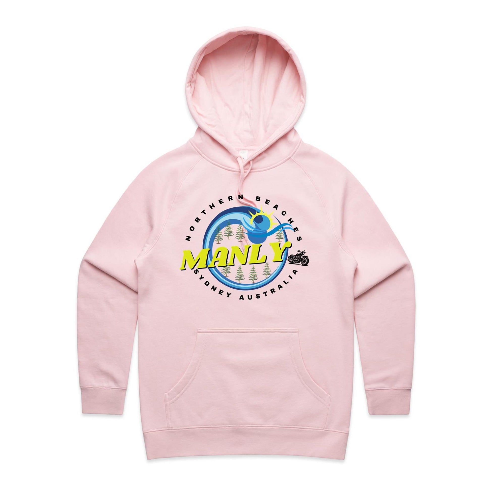 Lost Manly custom logo The Manly Barry AS Colour - Women's Supply Hood - Lost Manly Shop