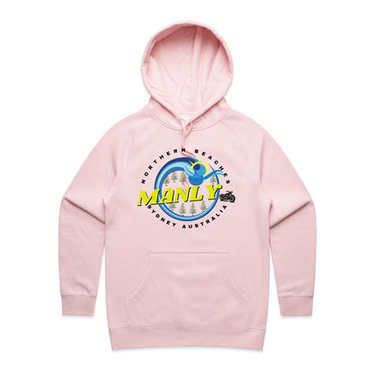 Lost Manly custom logo The Manly Barry AS Colour - Women's Supply Hood - Lost Manly Shop