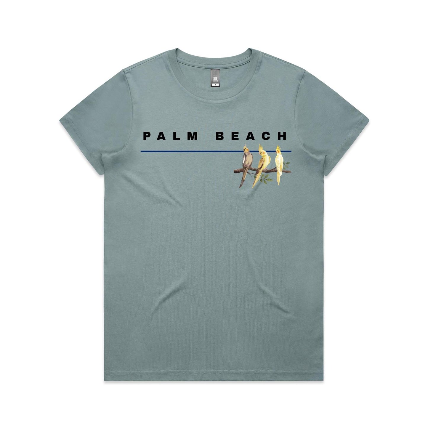 Lost Manly Custom Palm Beach Logo Edition AS Colour Women's Maple Tee - Lost Manly Shop