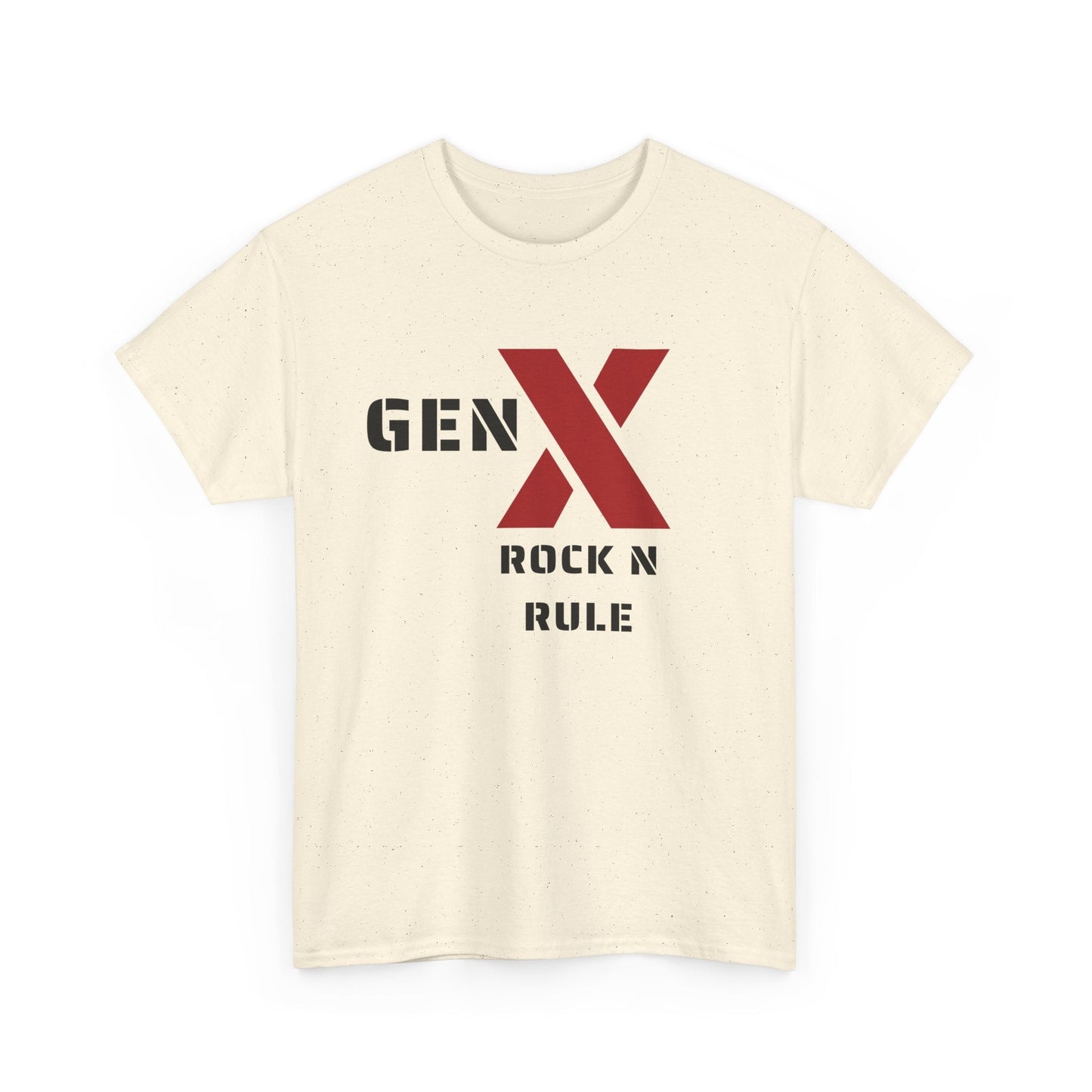 Gen X Rock N Rule Unisex Tee - Vintage Style Music T-Shirt, Casual Wear, Gift for Gen X, Music Lovers, Nostalgia Apparel 