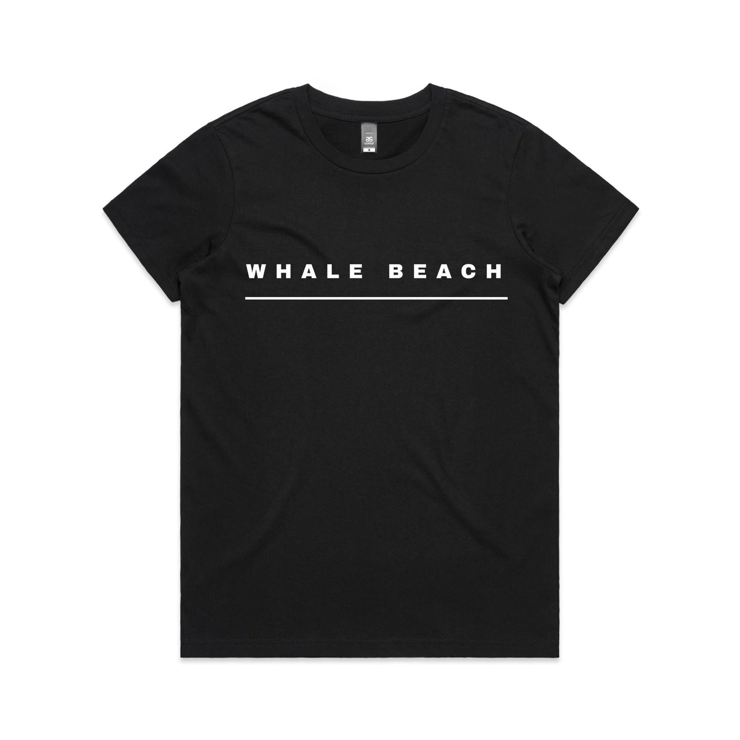 Lost Manly custom logo Whale Beach edition AS Colour Women's Maple Tee - Lost Manly Shop