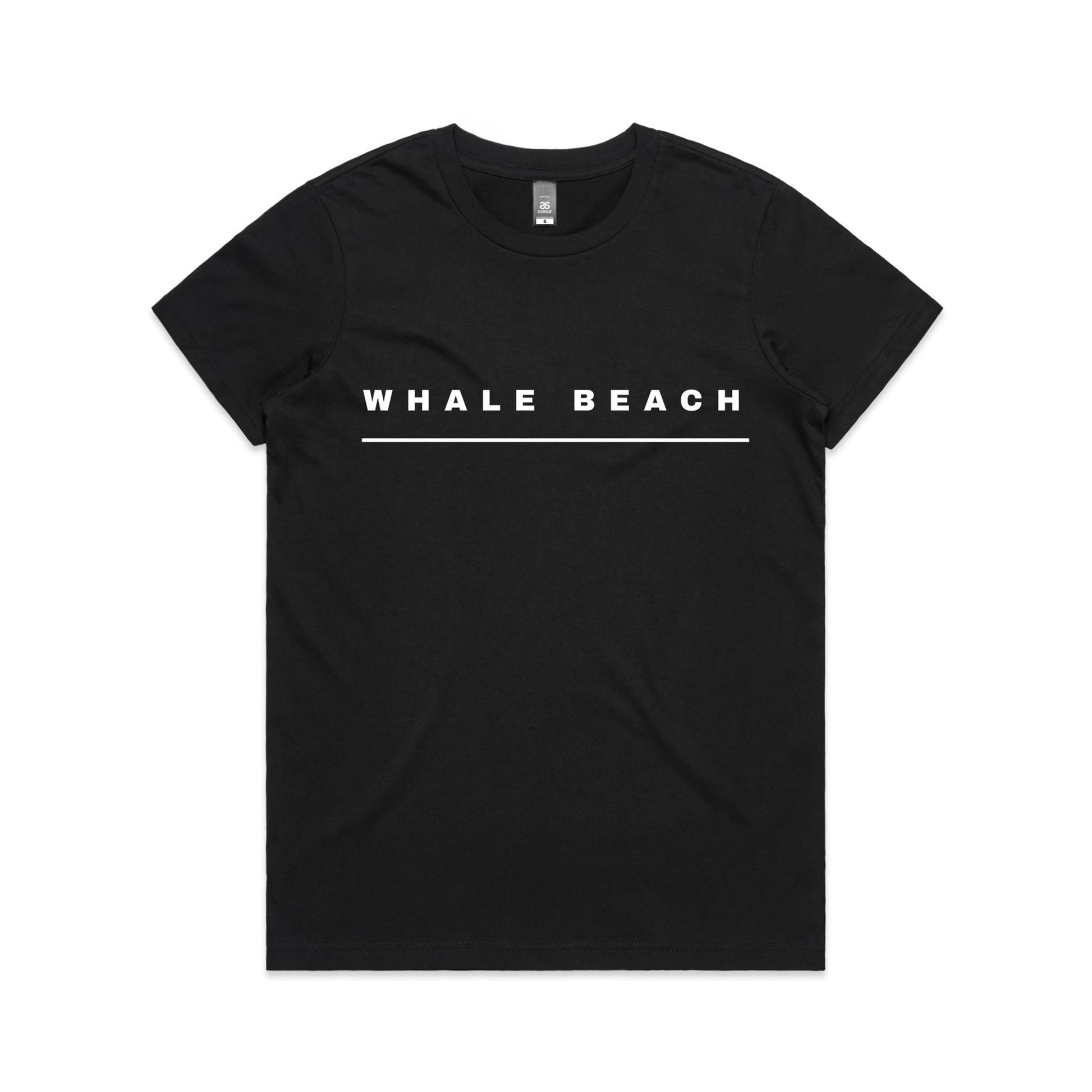 Lost Manly custom logo Whale Beach edition AS Colour Women's Maple Tee - Lost Manly Shop