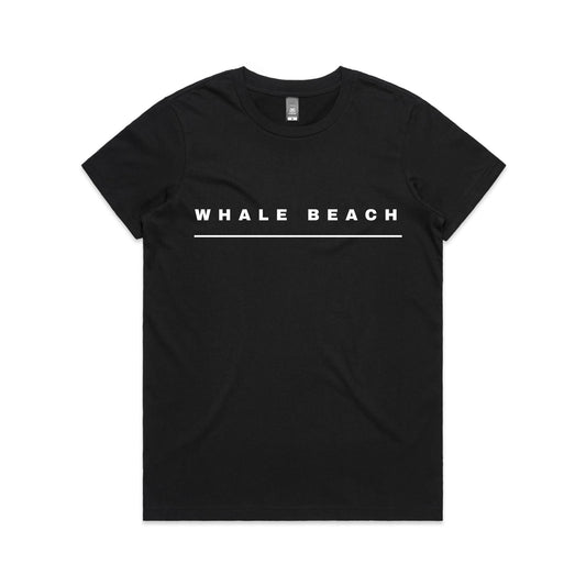 Lost Manly custom logo Whale Beach edition AS Colour Women's Maple Tee - Lost Manly Shop