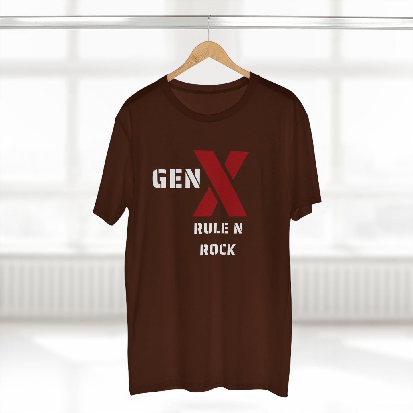 Gen X Rock n Rule Graphic Tee - Nostalgic Gen X T-Shirt, Vintage Style Tee, Gift for Generation X, Casual Wear, Retro Shirt 