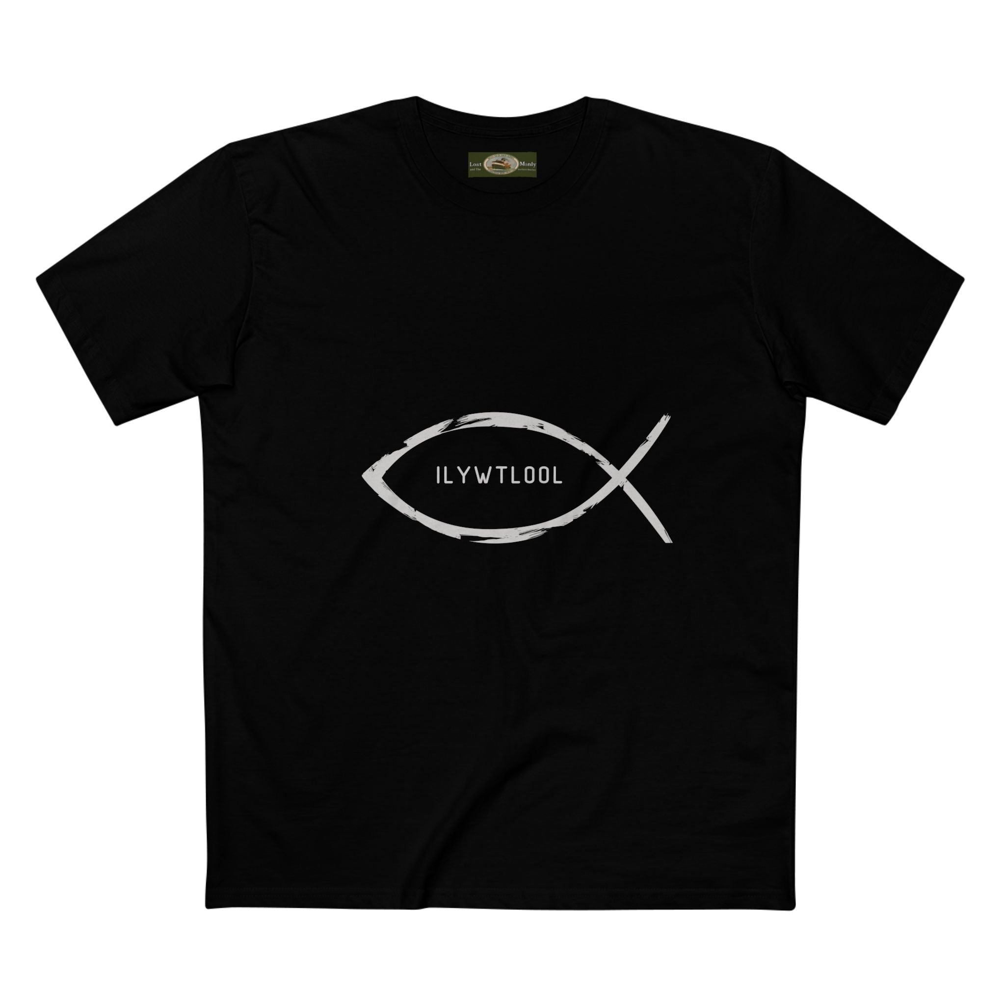 Christian Fish acronym (ILYWTLOOL) custom logo Printify
