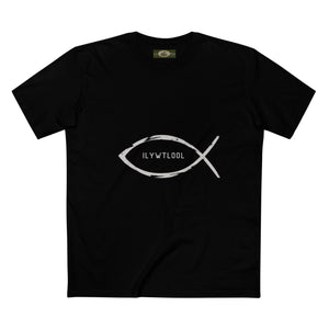 Christian Fish acronym (ILYWTLOOL) custom logo Printify