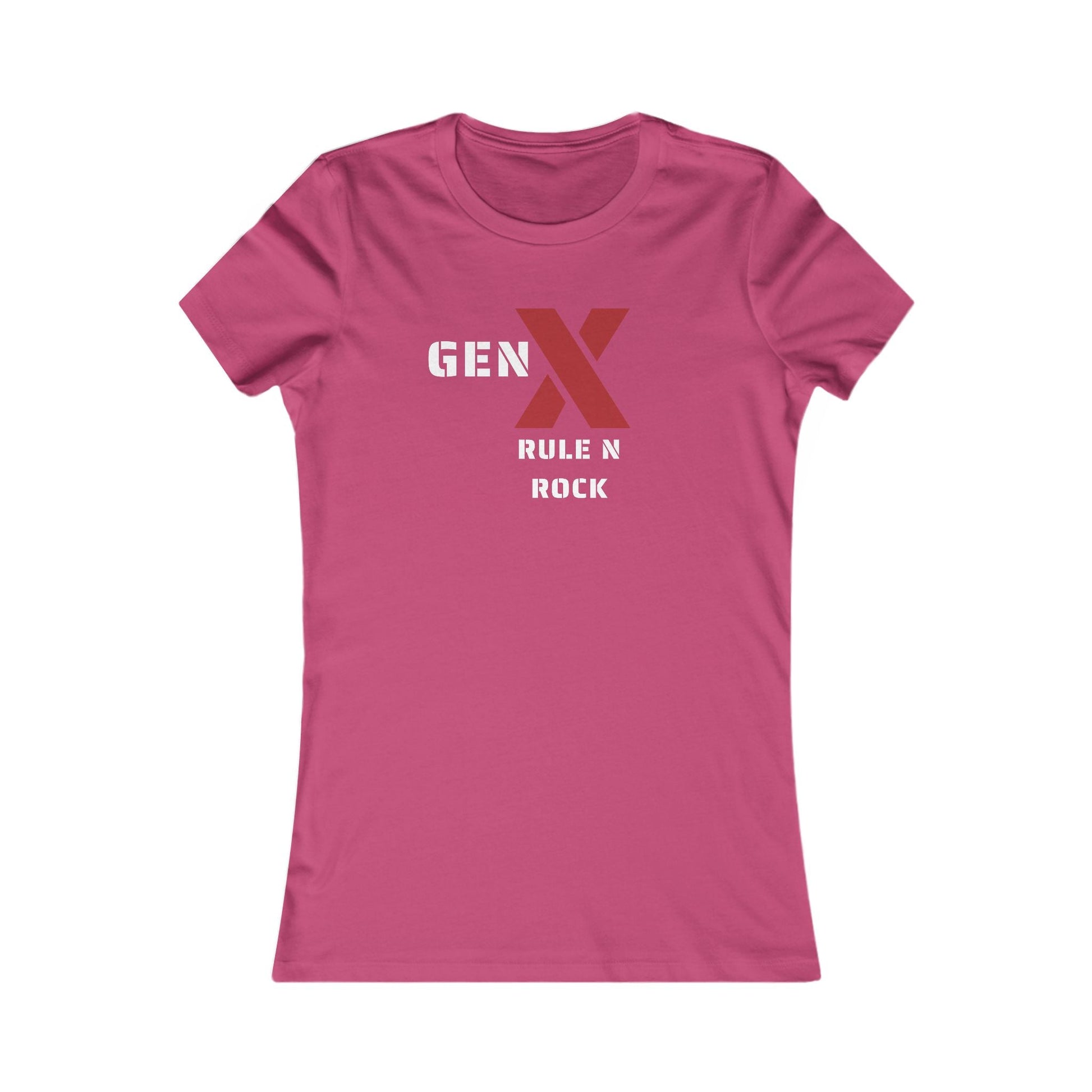Gen X Rock N Rule Tee - Women's Favorite Graphic T-Shirt, Retro Style, Gift for Gen Xers, Funny T-Shirt, Birthday Gift, Comfortable [...] 