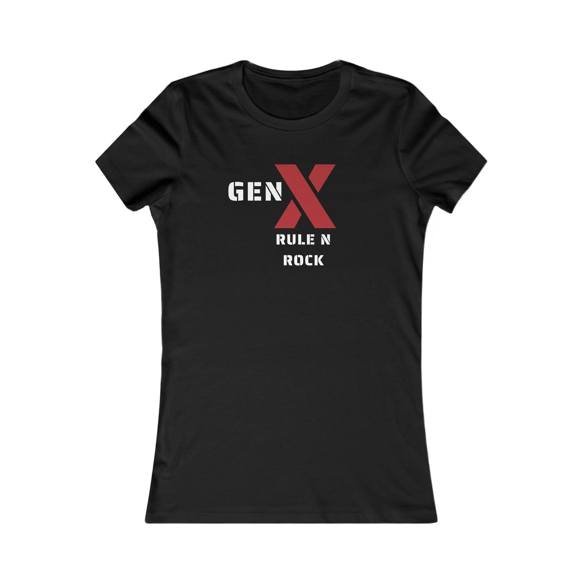 Gen X Rock N Rule Tee - Women's Favorite Graphic T-Shirt, Retro Style, Gift for Gen Xers, Funny T-Shirt, Birthday Gift, Comfortable [...] 