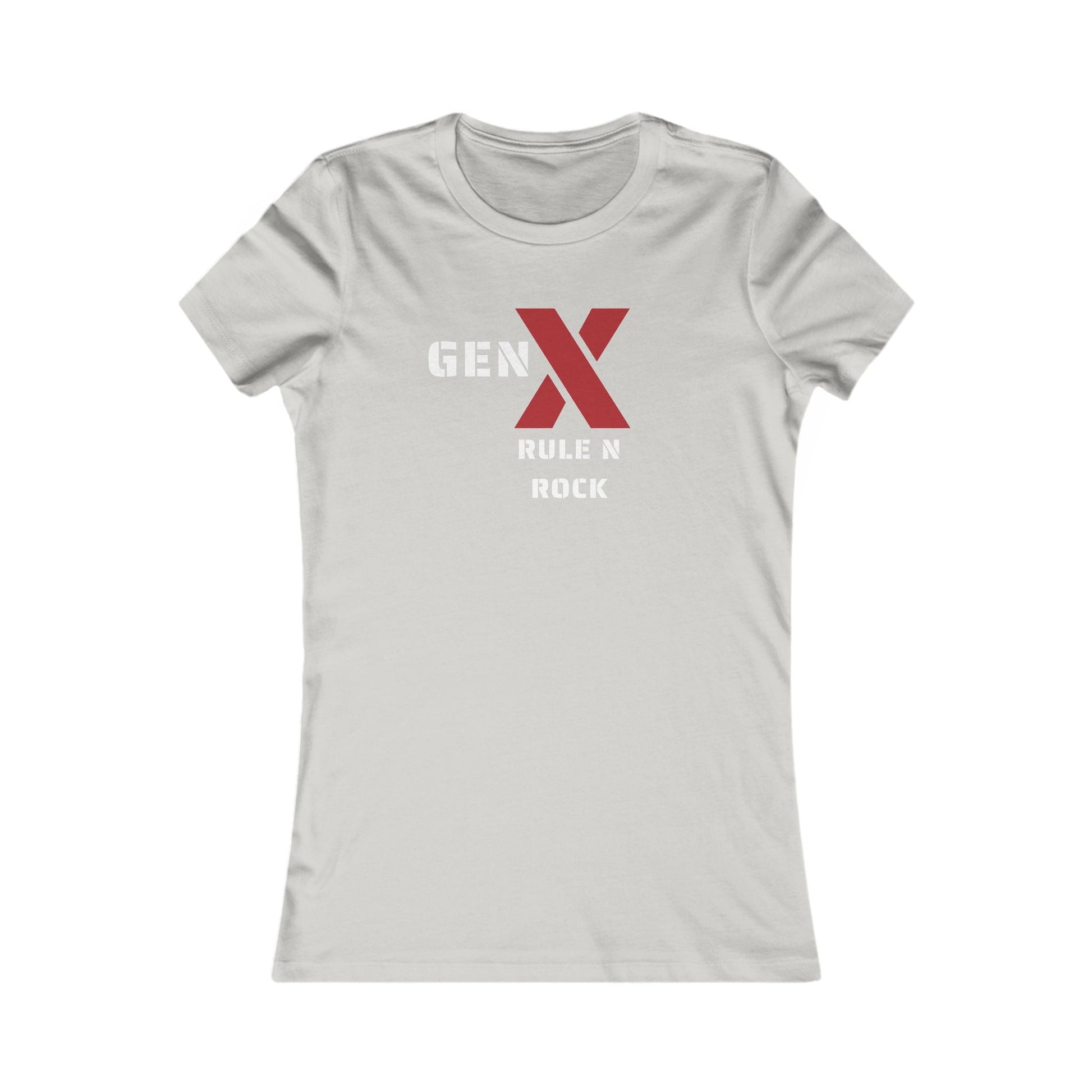 Gen X Rock N Rule Tee - Women's Favorite Graphic T-Shirt, Retro Style, Gift for Gen Xers, Funny T-Shirt, Birthday Gift, Comfortable [...] 