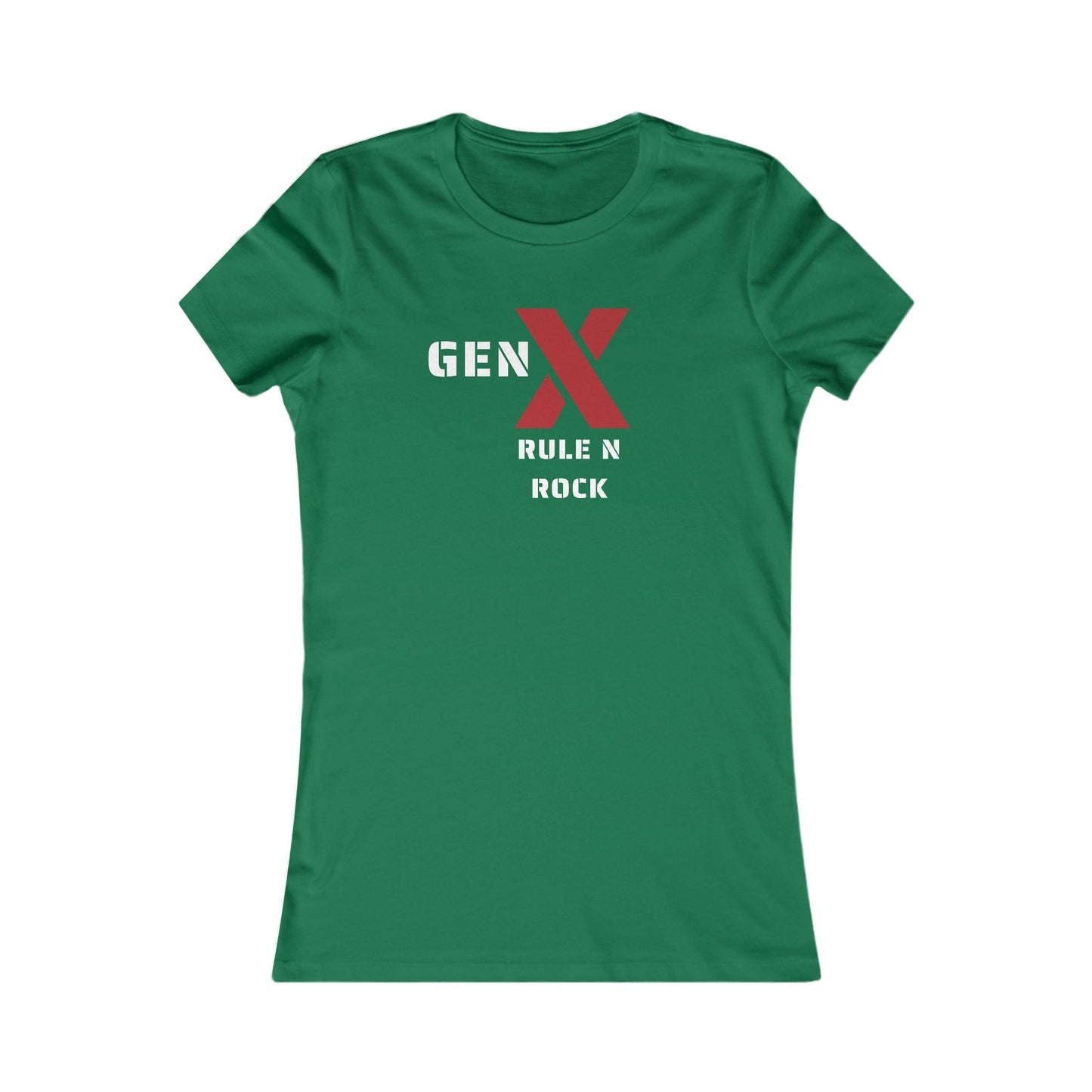Gen X Rock N Rule Tee - Women's Favorite Graphic T-Shirt, Retro Style, Gift for Gen Xers, Funny T-Shirt, Birthday Gift, Comfortable [...] 