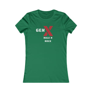 Gen X Rock N Rule Tee - Women's Favorite Graphic T-Shirt, Retro Style, Gift for Gen Xers, Funny T-Shirt, Birthday Gift, Comfortable [...] 