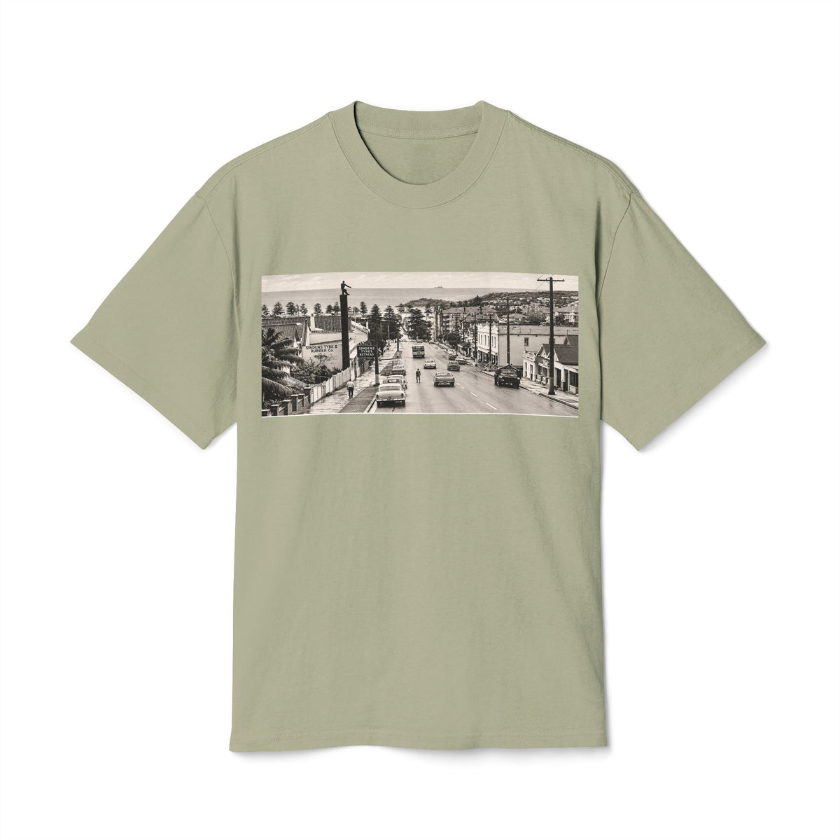 Sindens Tyre Man — Retro Manly Graphic T-Shirt