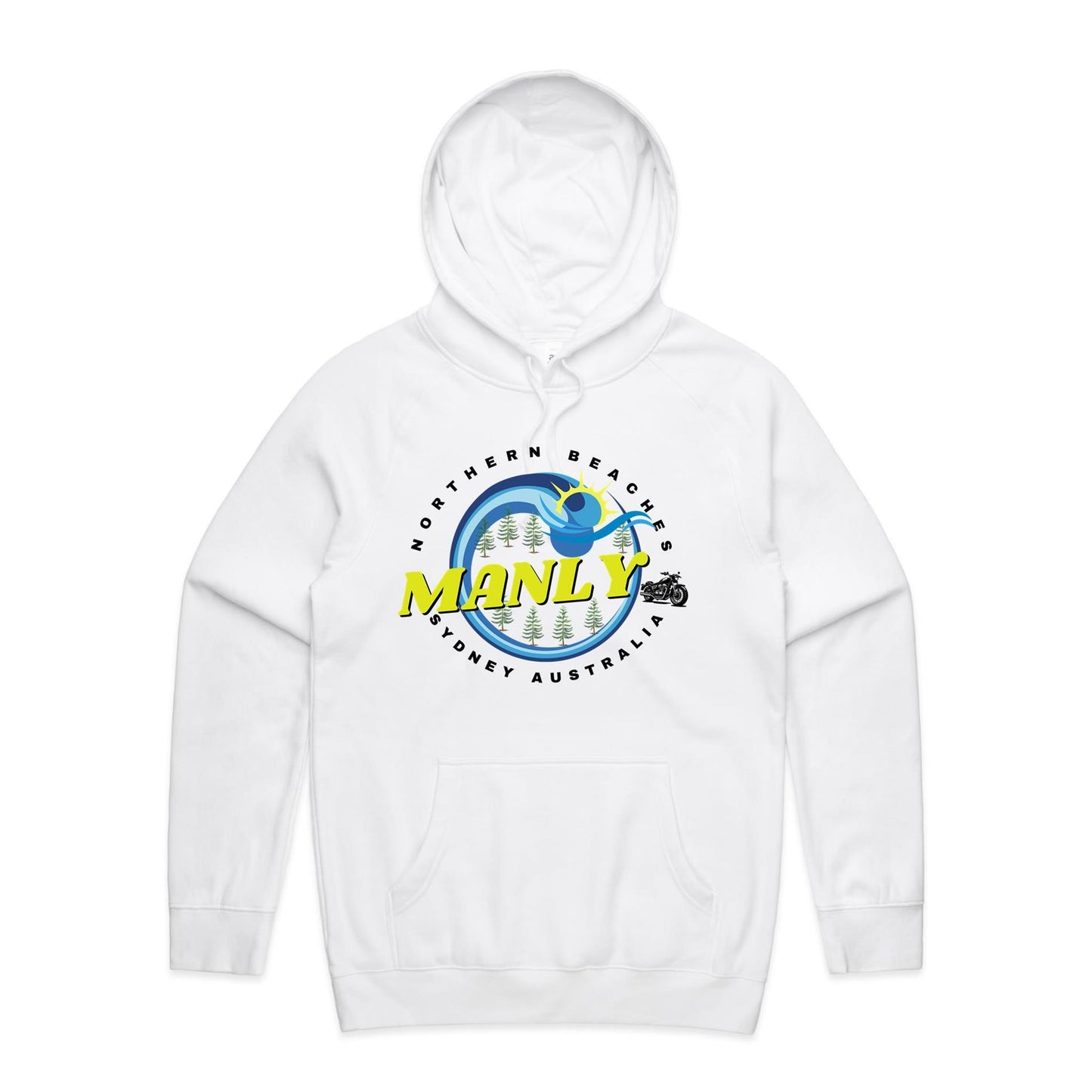 Lost Manly custom logo The Manly Barry AS Colour - Supply Hood - Lost Manly Shop