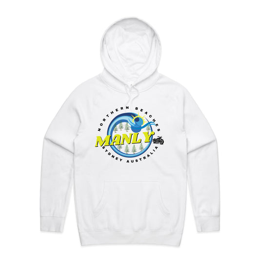 Lost Manly custom logo The Manly Barry AS Colour - Supply Hood - Lost Manly Shop