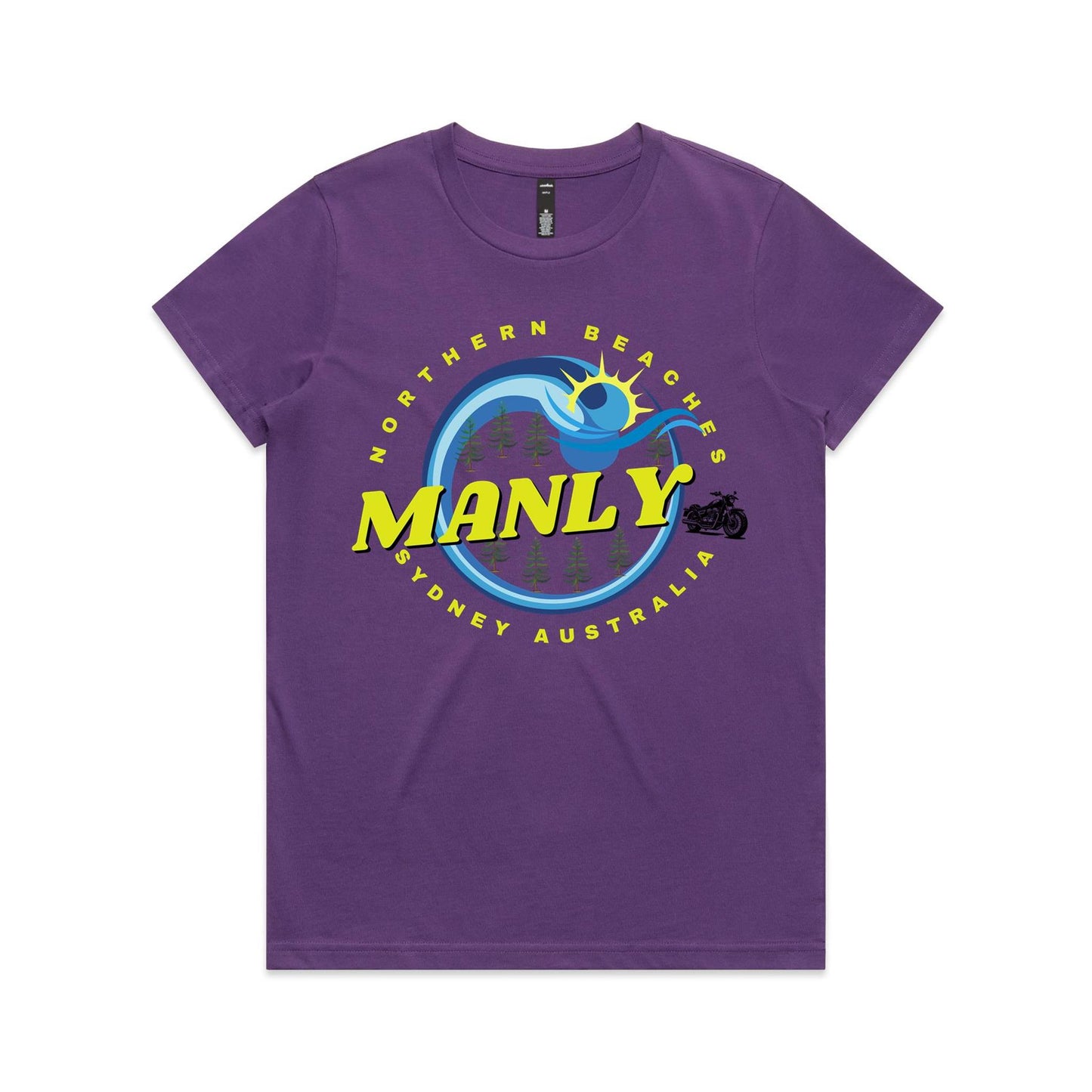 Lost Manly custom logo The Manly Barry AS Colour Women's Maple Tee - Lost Manly Shop