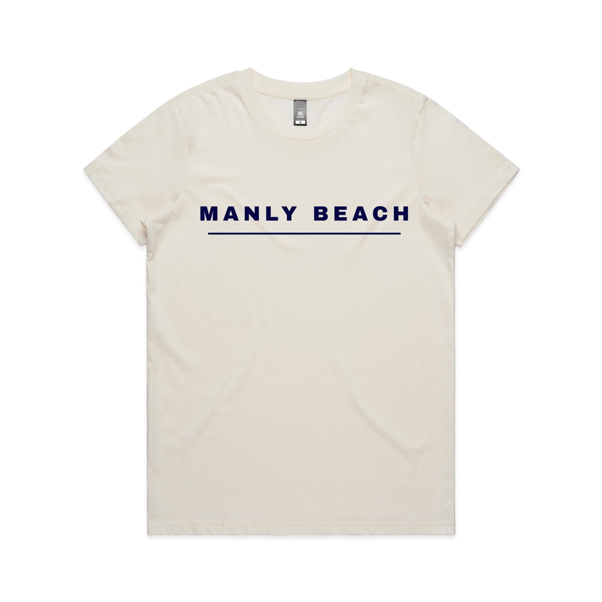 Lost Manly Custom Manly Beach Logo Edition AS Colour Women's Maple Tee - Lost Manly Shop
