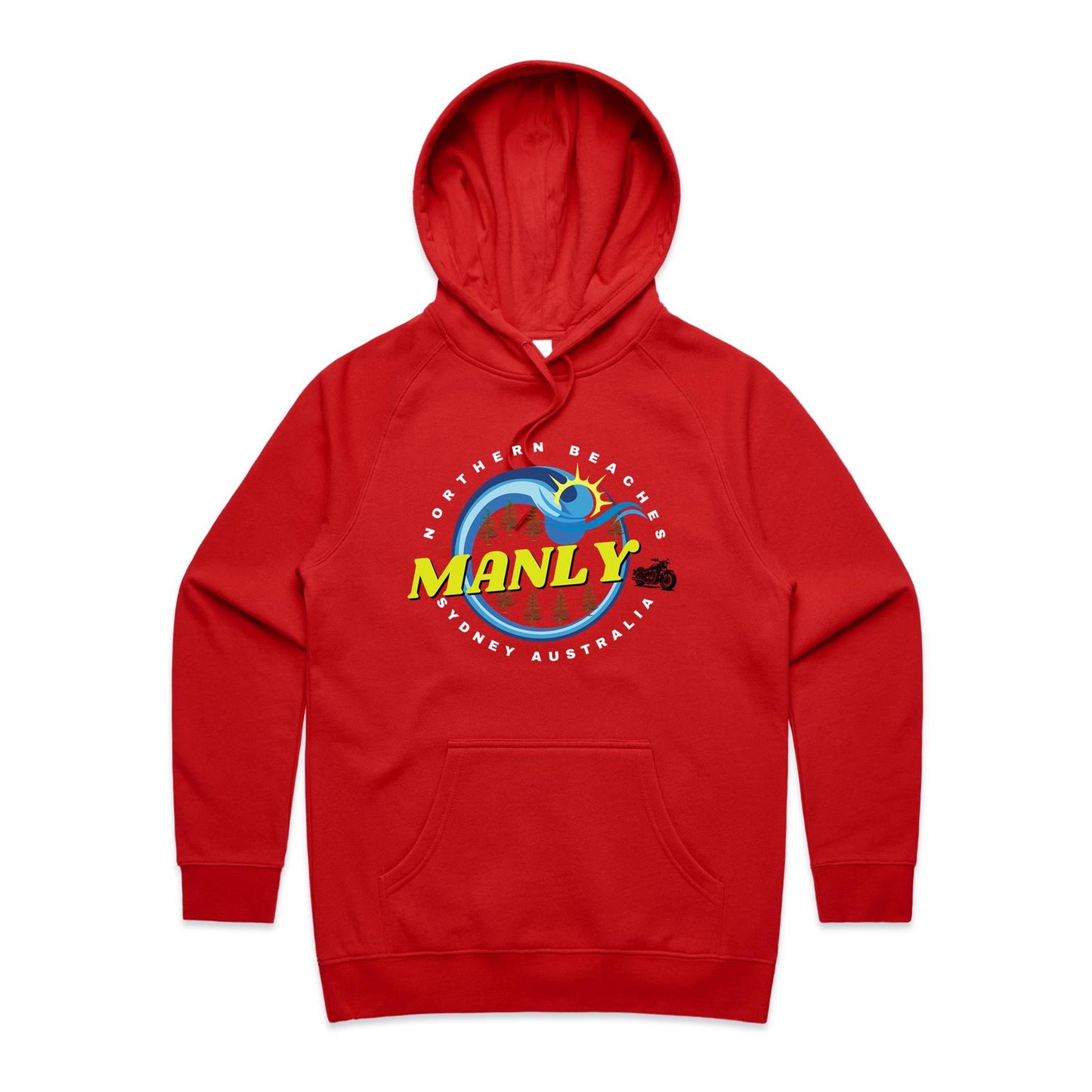 Lost Manly custom logo The Manly Barry AS Colour - Women's Supply Hood - Lost Manly Shop