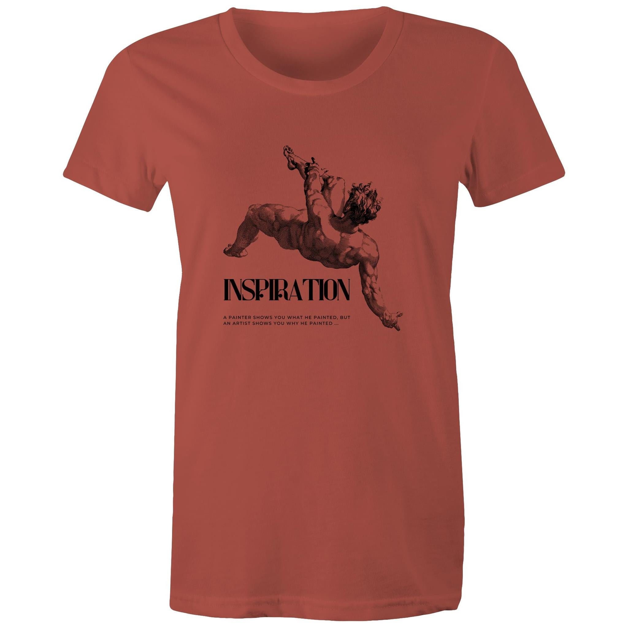 Women's Maple Tee Inspiration Print 