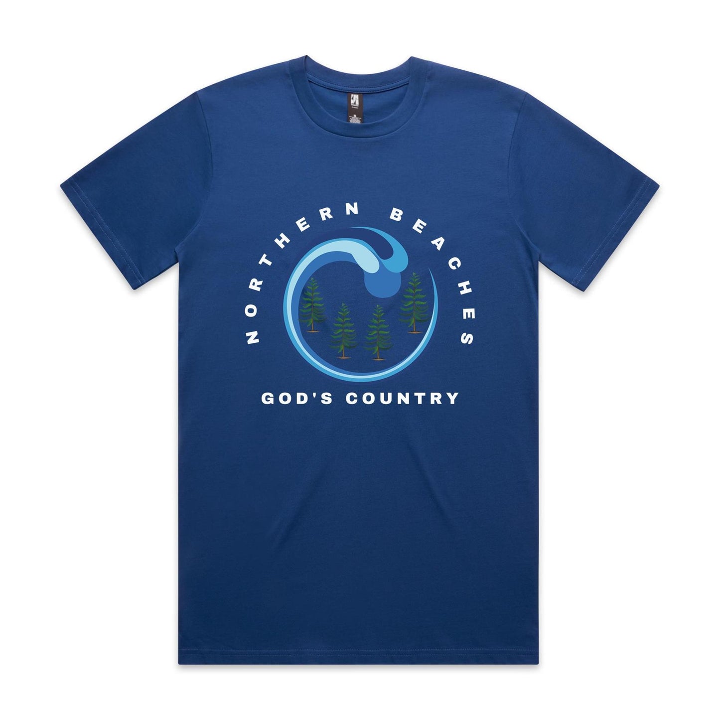 Lost Manly custom logo God's Country edition AS Colour - Classic Tee - Lost Manly Shop