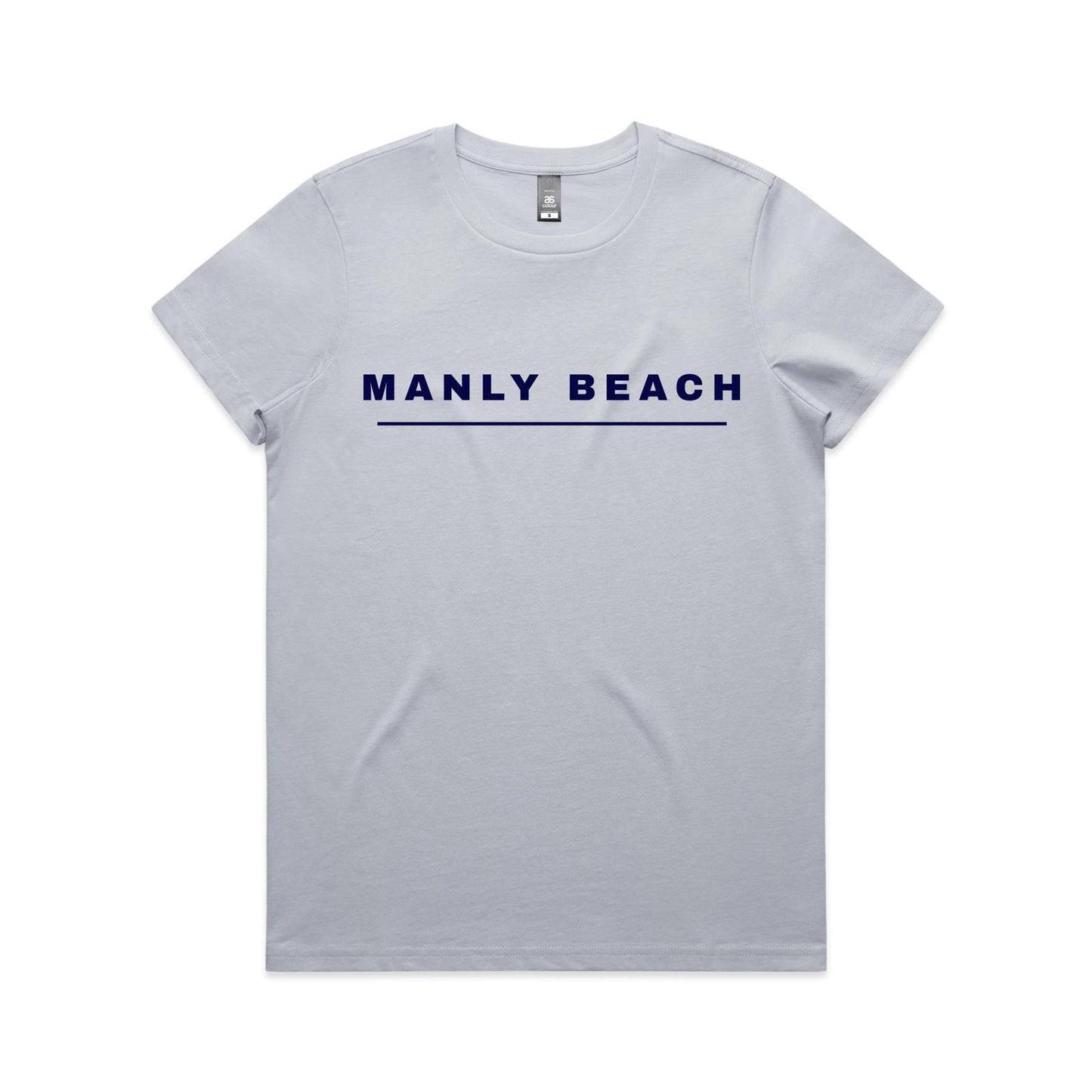 Lost Manly Custom Manly Beach Logo Edition AS Colour Women's Maple Tee - Lost Manly Shop