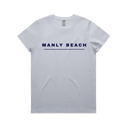 Lost Manly Custom Manly Beach Logo Edition AS Colour Women's Maple Tee - Lost Manly Shop