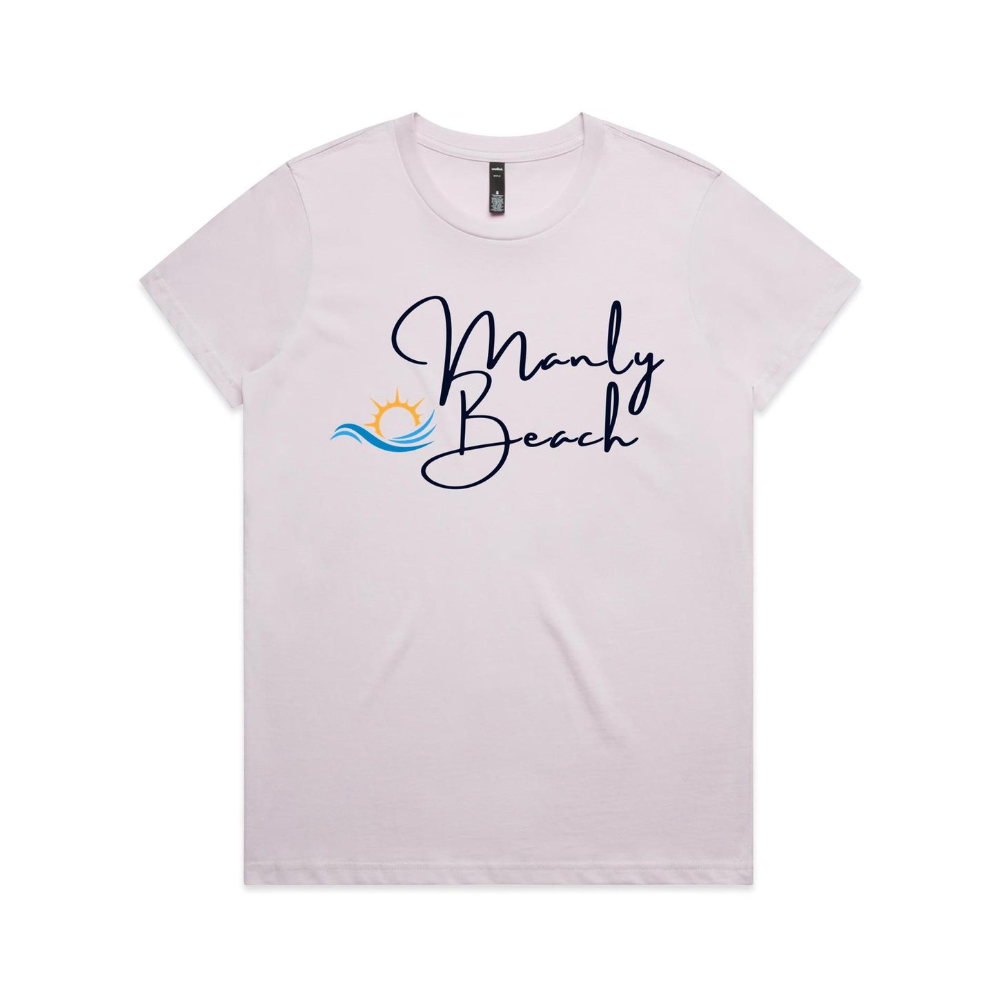 Lost Manly Custom Manly Beach Logo Limited Edition AS Colour Women's Maple Tee - Lost Manly Shop