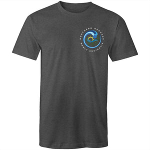 Northern Beaches Manly Australia small front logo silver font AS Colour Staple - Adult T-Shirt Ogo Merch