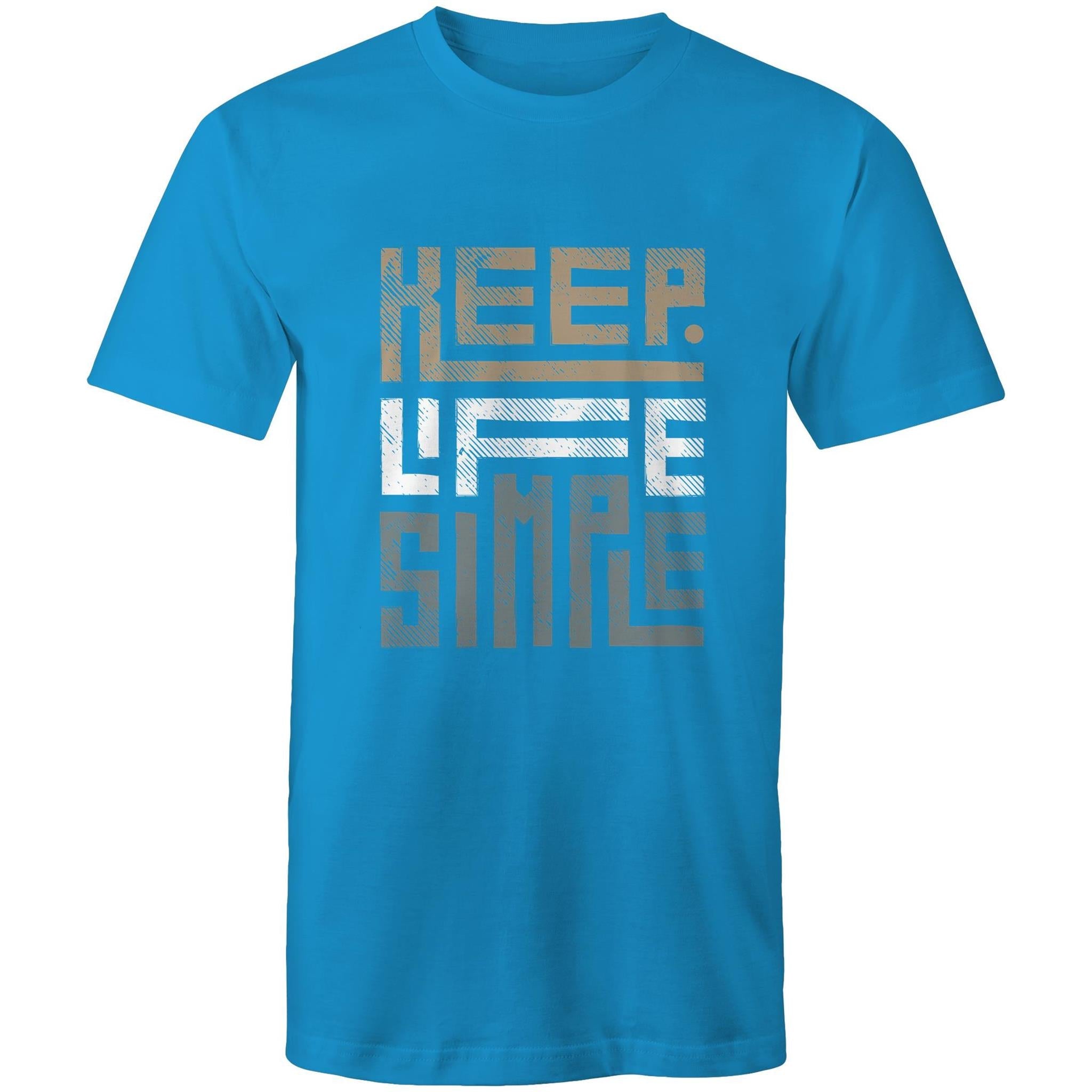 Mens T-Shirt Keep Life Simple 