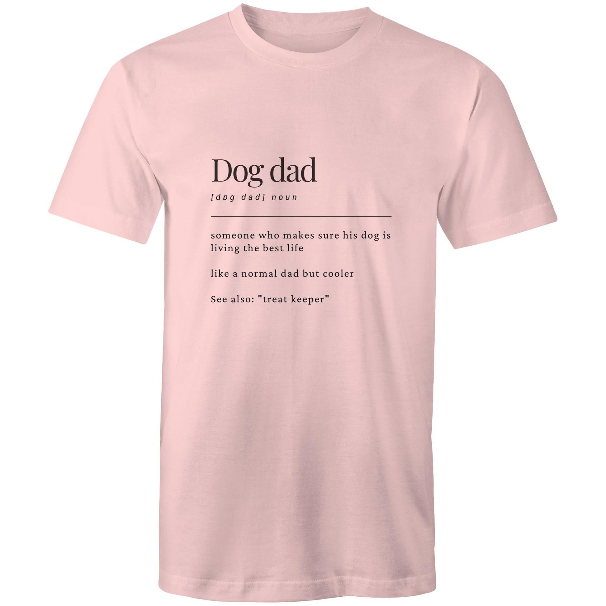 Mens T-Shirt Dog Dad 