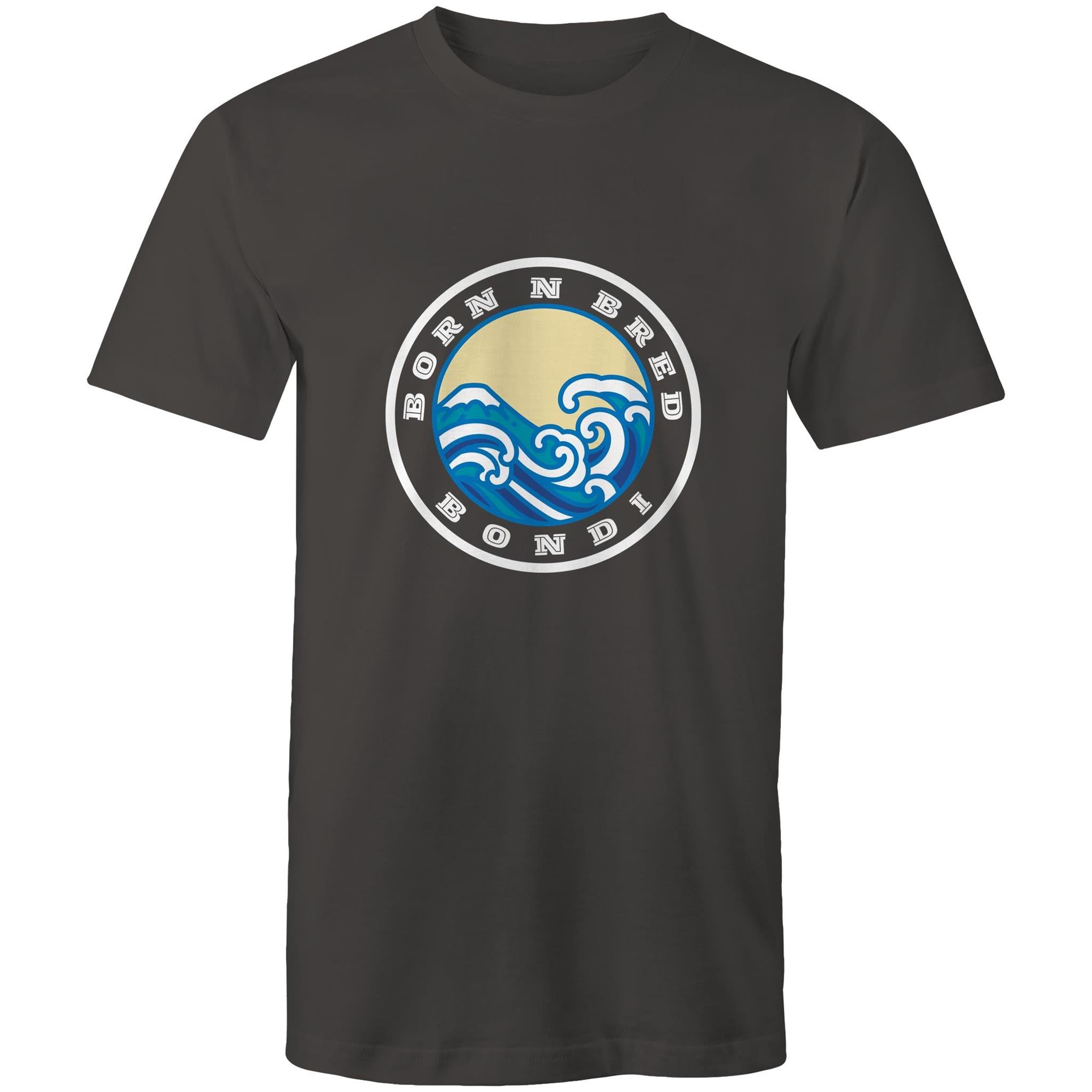 Born n Bred Bondi custom logo printed on AS Colour Staple - Mens T-Shirt 