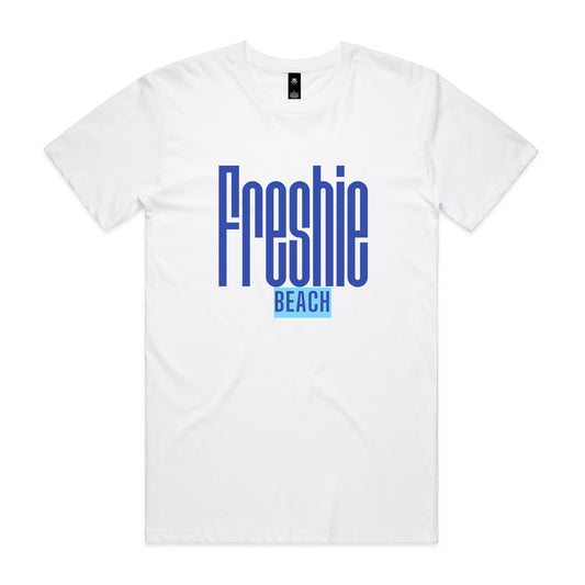 Lost Manly custom logo Freshie Beach AS Colour Staple Tee - Lost Manly Shop