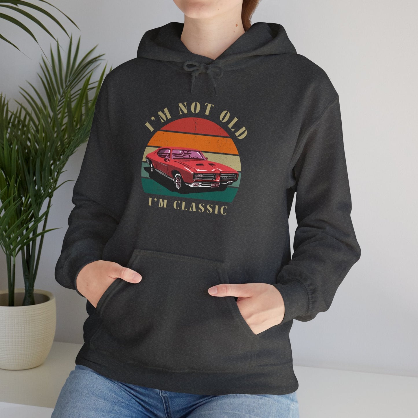 Vintage Classic Humour Logo Hoodie 
