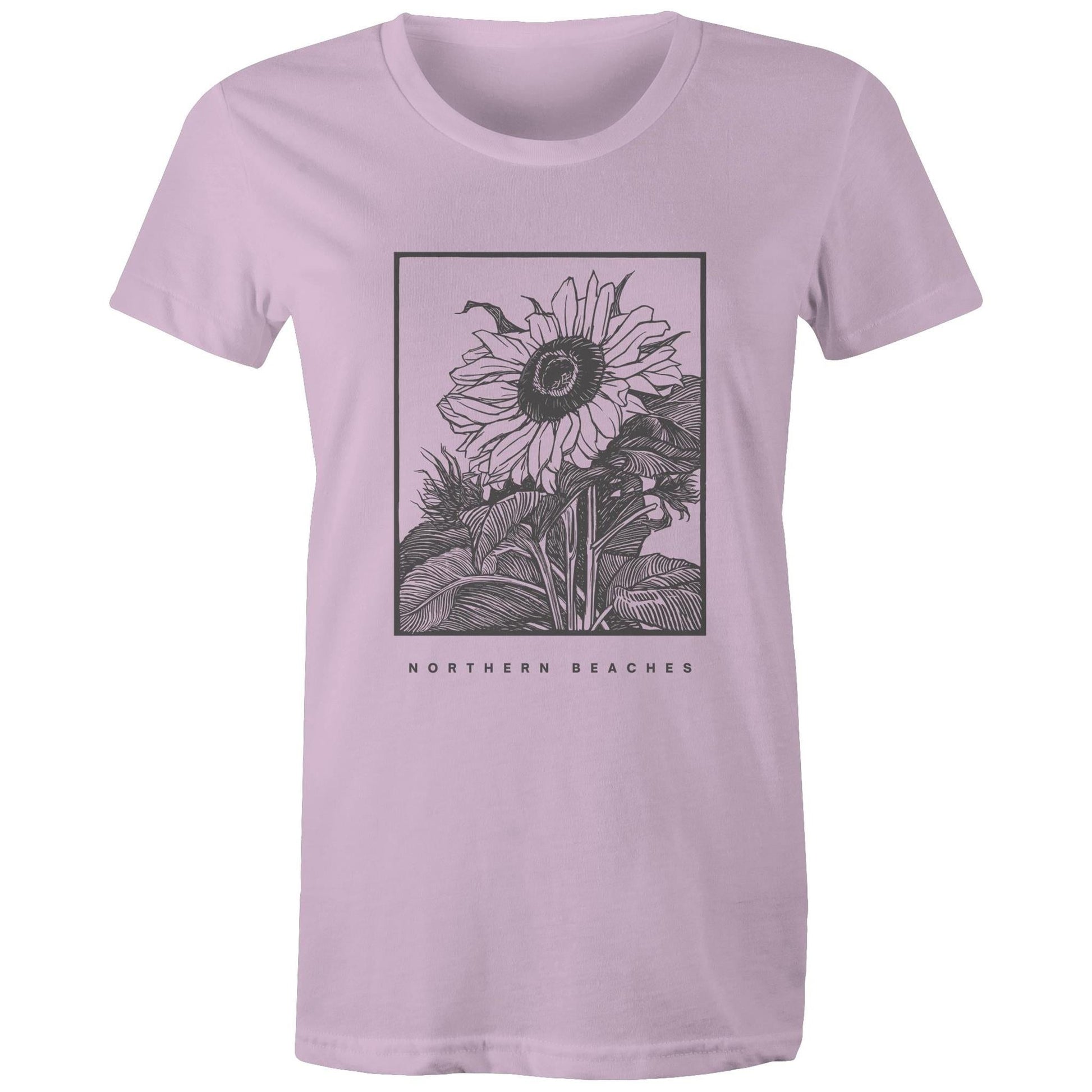 Women's Maple Tee Sunflower Northern Beaches Print 