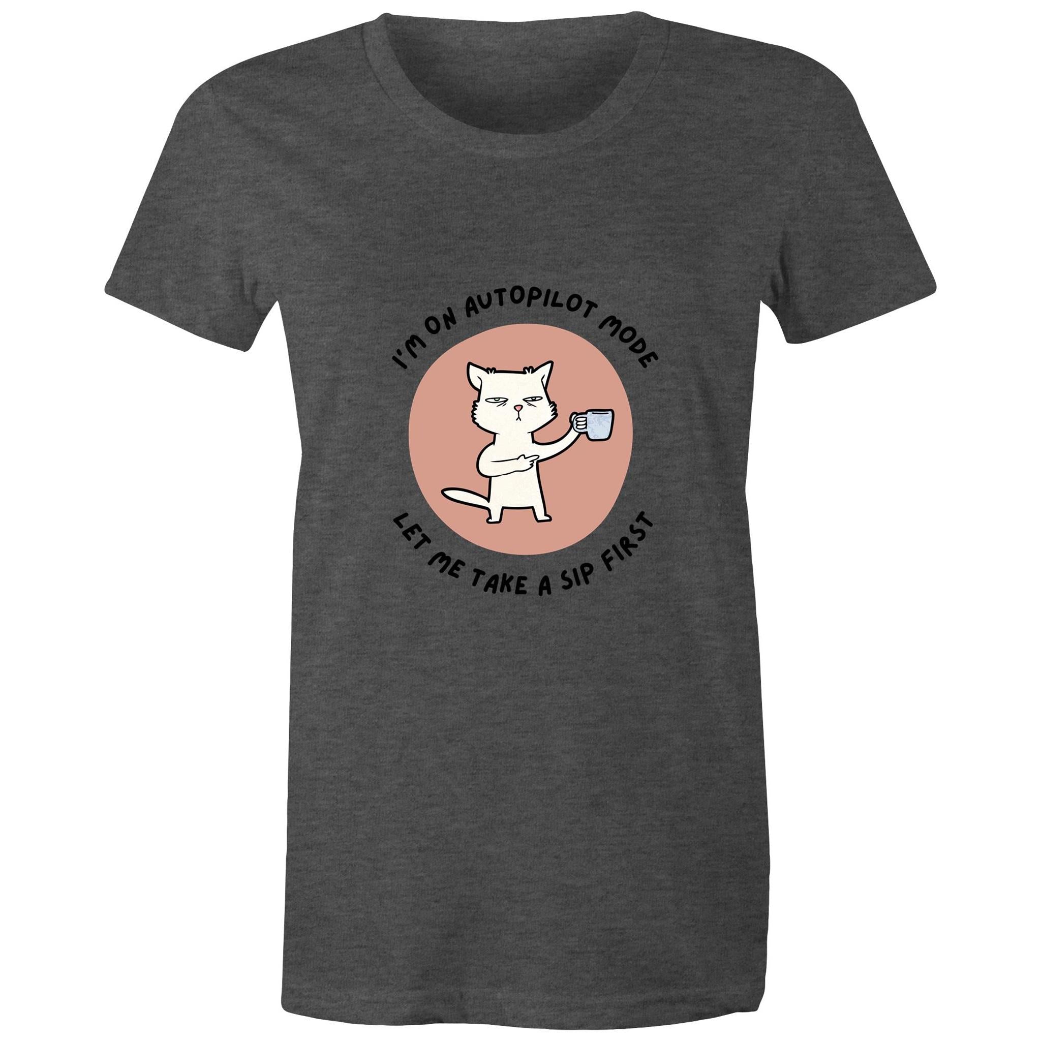 Maple Tee Need Coffee Logo Print 