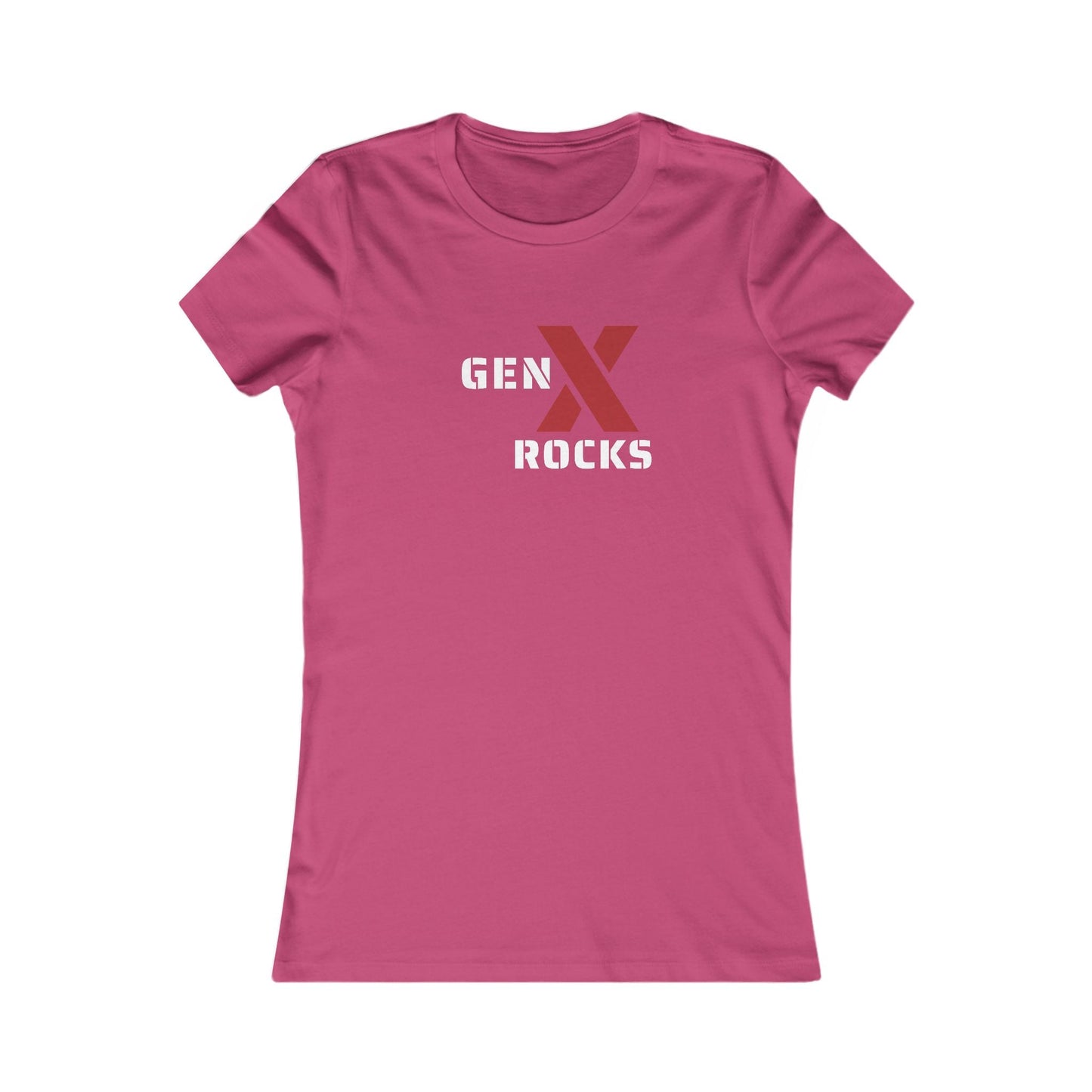 Gen X Rocks Tee - Women's Favourite Graphic T-Shirt, Retro Style, Gift for Gen Xers, Funny T-Shirt, Birthday Gift, Comfortable [...] 
