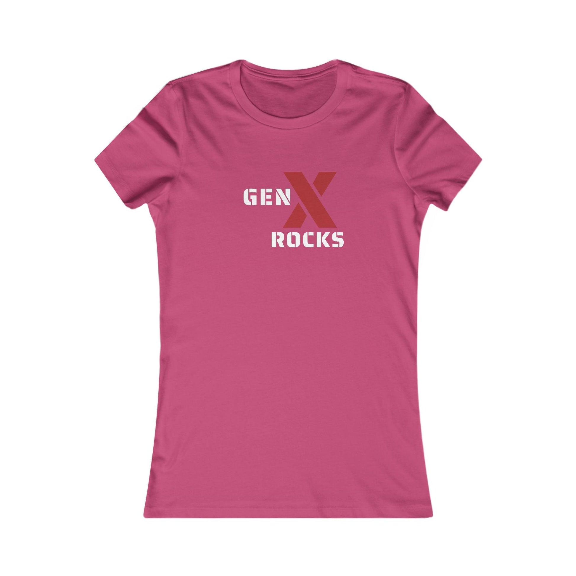 Gen X Rocks Tee - Women's Favourite Graphic T-Shirt, Retro Style, Gift for Gen Xers, Funny T-Shirt, Birthday Gift, Comfortable [...] 