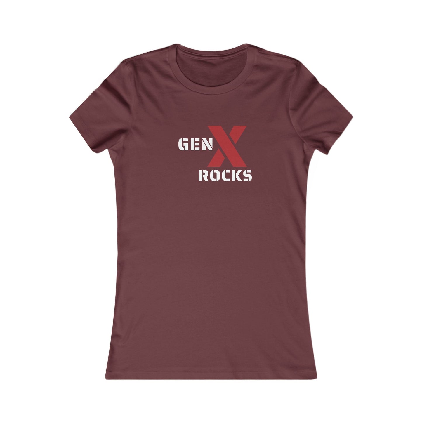Gen X Rocks Tee - Women's Favourite Graphic T-Shirt, Retro Style, Gift for Gen Xers, Funny T-Shirt, Birthday Gift, Comfortable [...] 