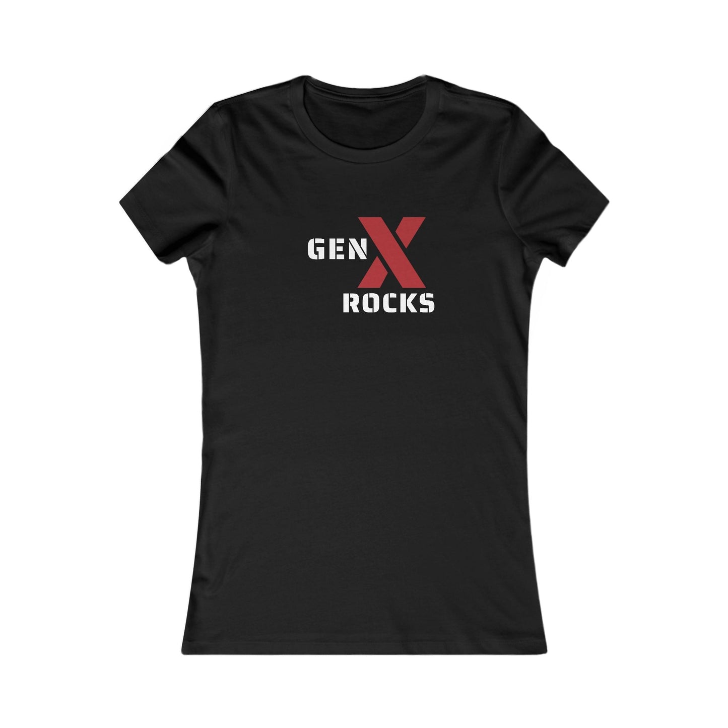 Gen X Rocks Tee - Women's Favourite Graphic T-Shirt, Retro Style, Gift for Gen Xers, Funny T-Shirt, Birthday Gift, Comfortable [...] 