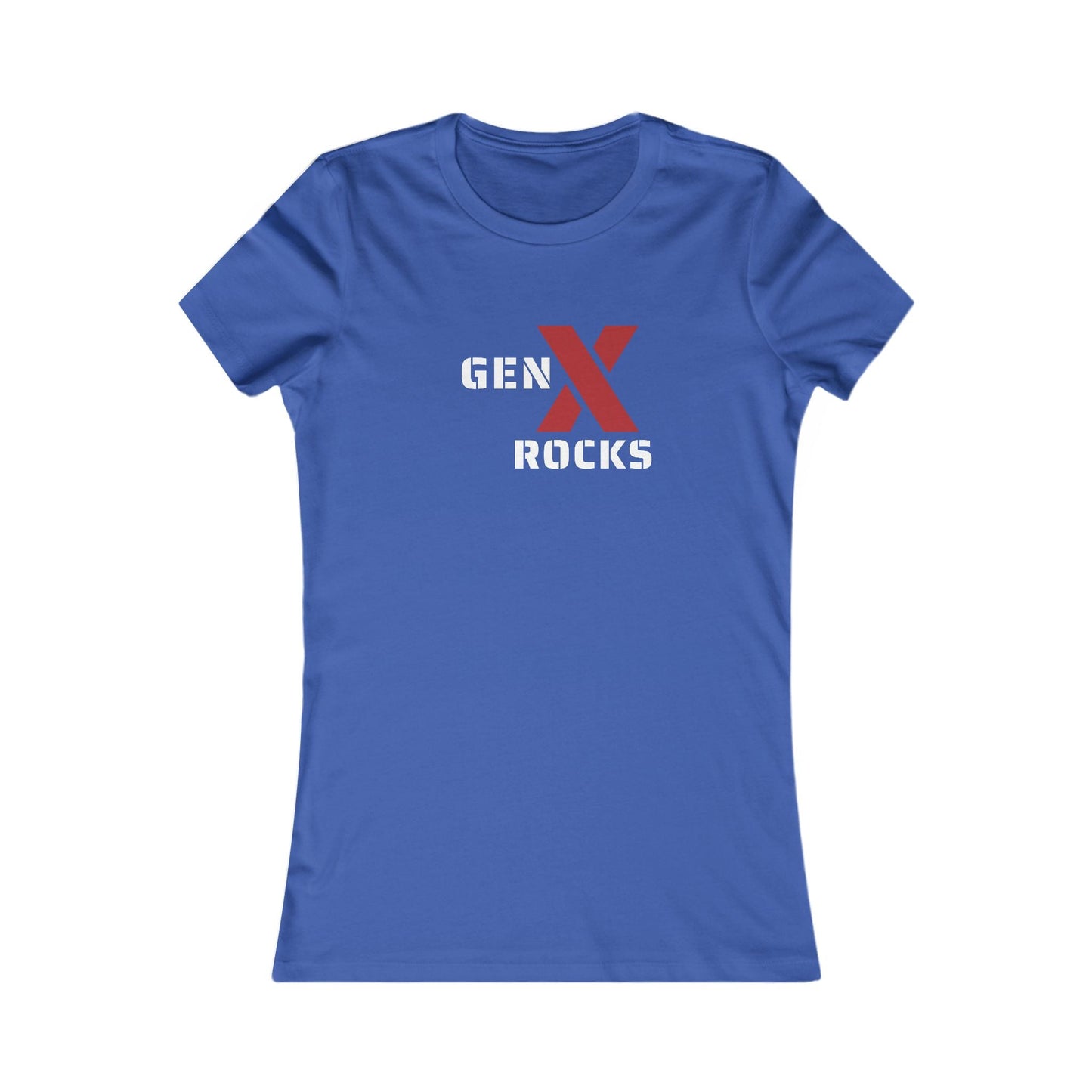 Gen X Rocks Tee - Women's Favourite Graphic T-Shirt, Retro Style, Gift for Gen Xers, Funny T-Shirt, Birthday Gift, Comfortable [...] 