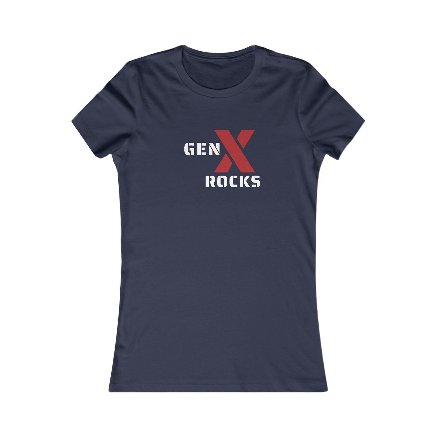Gen X Rocks Tee - Women's Favourite Graphic T-Shirt, Retro Style, Gift for Gen Xers, Funny T-Shirt, Birthday Gift, Comfortable [...] 