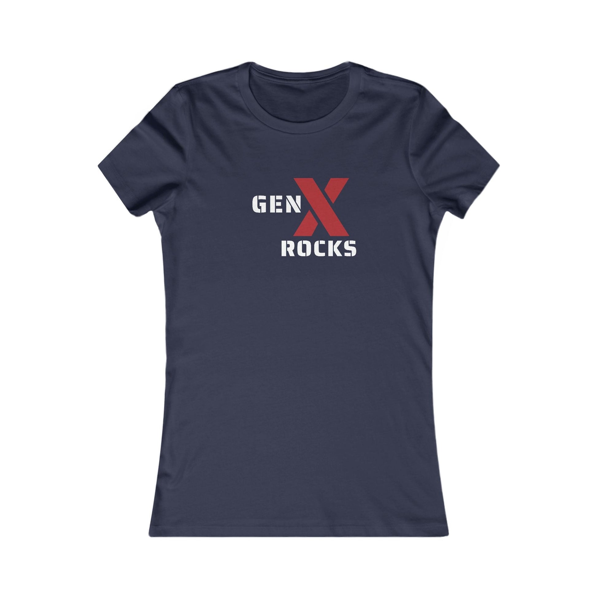 Gen X Rocks Tee - Women's Favourite Graphic T-Shirt, Retro Style, Gift for Gen Xers, Funny T-Shirt, Birthday Gift, Comfortable [...] 