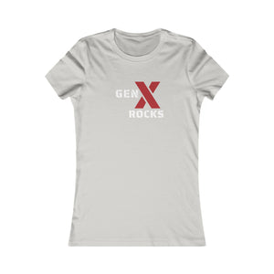 Gen X Rocks Tee - Women's Favourite Graphic T-Shirt, Retro Style, Gift for Gen Xers, Funny T-Shirt, Birthday Gift, Comfortable [...] 