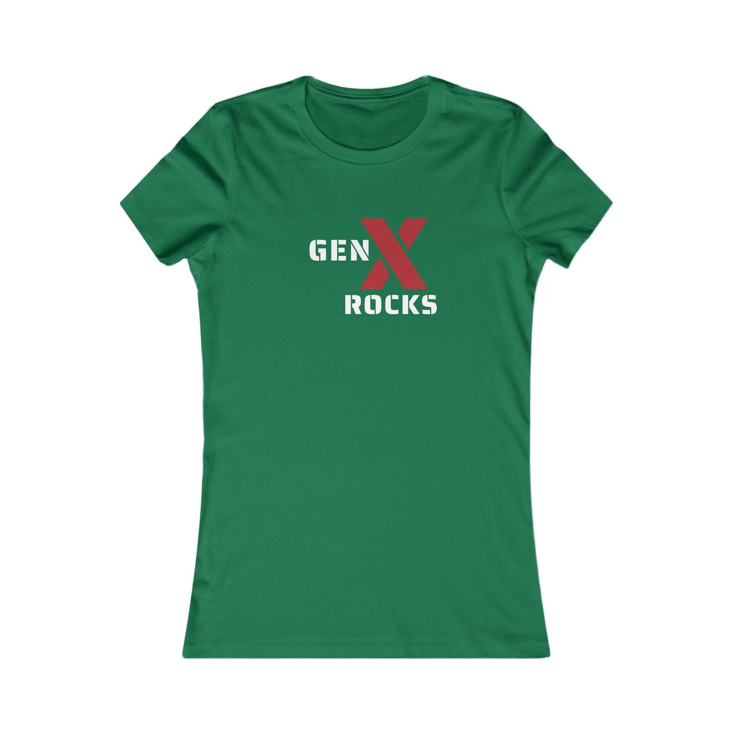 Gen X Rocks Tee - Women's Favourite Graphic T-Shirt, Retro Style, Gift for Gen Xers, Funny T-Shirt, Birthday Gift, Comfortable [...] 