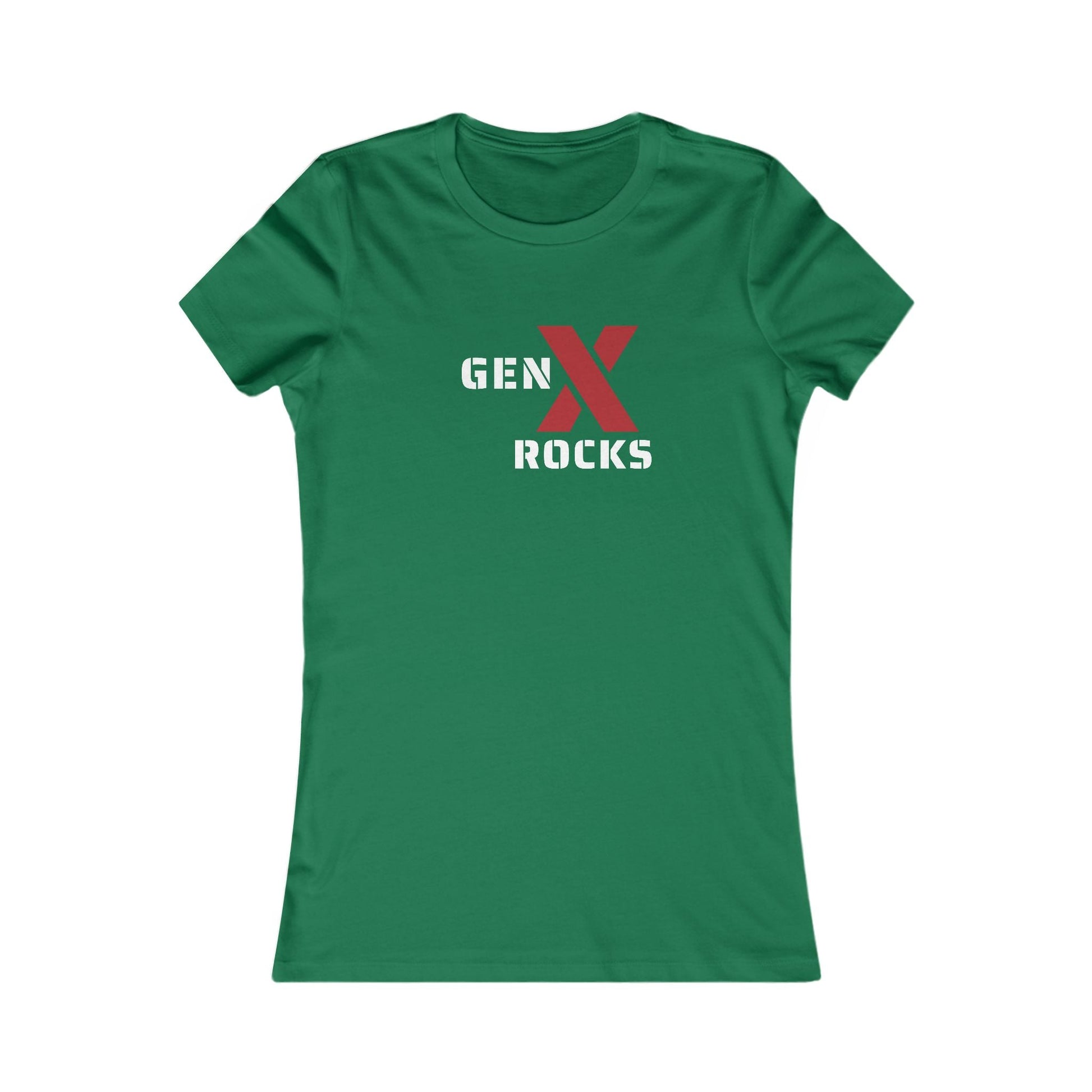 Gen X Rocks Tee - Women's Favourite Graphic T-Shirt, Retro Style, Gift for Gen Xers, Funny T-Shirt, Birthday Gift, Comfortable [...] 