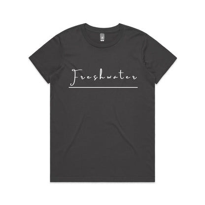Lost Manly custom logo Freshwater edition AS Colour Women's Maple Tee - Lost Manly Shop