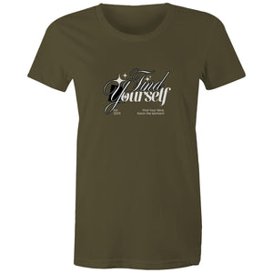 Women's Maple Tee Find Yourself 