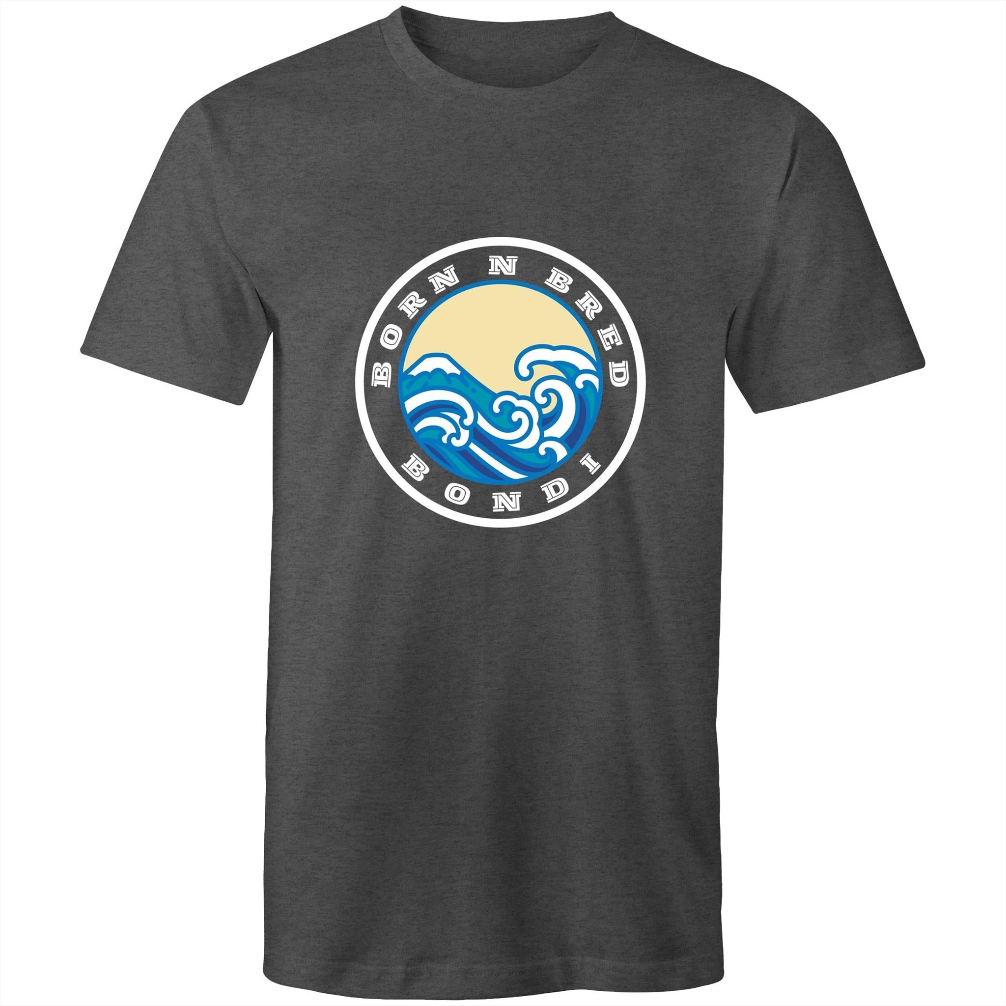 Born n Bred Bondi custom logo printed on AS Colour Staple - Mens T-Shirt 