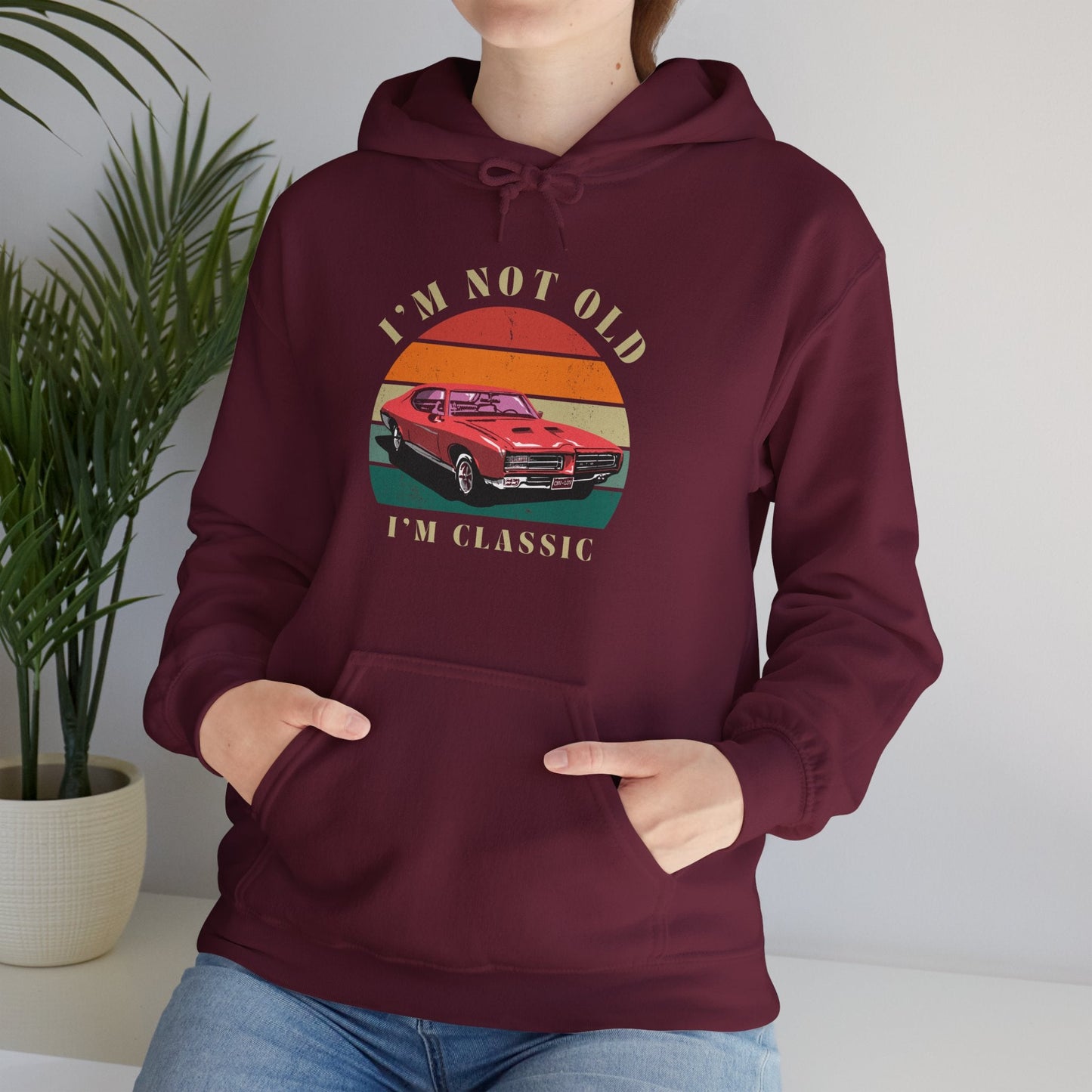 Vintage Classic Humour Logo Hoodie 